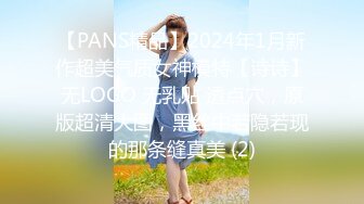 【PANS精品】2024年1月新作超美气质女神模特【诗诗】无LOGO 无乳贴 透点穴，原版超清大图，黑丝中若隐若现的那条缝真美 (2)