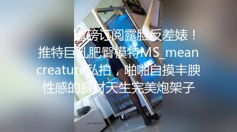 ⚫️⚫️重磅订阅露脸反差婊！推特巨乳肥臀模特MS_meancreature私拍，啪啪自摸丰腴性感的身材天生完美炮架子