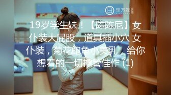 19岁学生妹！【陈陈尼】女仆装大屁股，道具插小穴 女仆装，菊花鲍鱼小美乳，给你想看的一切撸管佳作 (1)