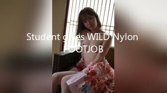 Student gives WILD Nylon FOOTJOB